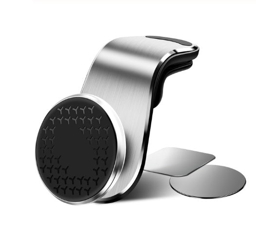 Keep your phone secure while driving with this Magnetic Car Phone Holder. Easy to install, adjustable, and compatible with most smartphones—perfect for safe, hands-free use.