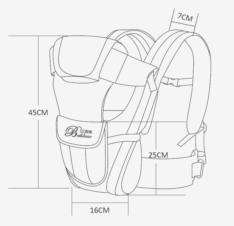 Keep your baby close and comfortable with this Double Shoulder Baby Carrier. Safe, supportive, and perfect for travel or daily use.