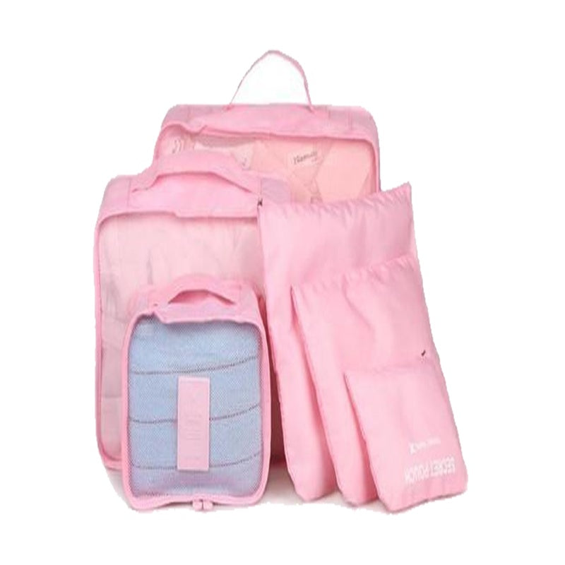 Stay organized on every trip with these Portable Travel Luggage Packing Cubes. Lightweight, durable, and space-saving—perfect for keeping clothes and essentials neatly arranged in your suitcase.