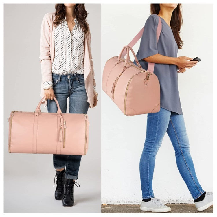 Travel in style with this Large Capacity Women’s Travel Duffle Bag. Foldable, waterproof, and perfect for clothes, trips, or weekend getaways.