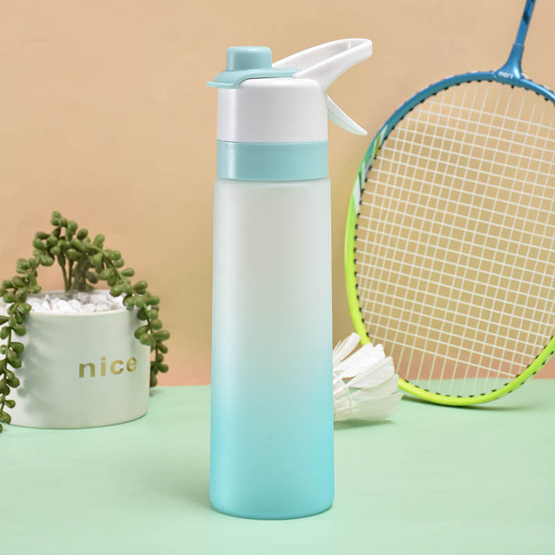 Stay refreshed on the go with this Large Capacity Spray Water Bottle. Lightweight, portable, and perfect for sports, fitness, travel, or outdoor activities.