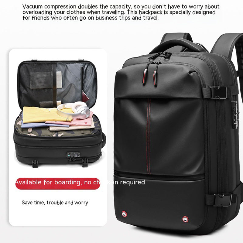 Carry work and travel essentials with ease using this Men’s Business Travel Backpack. Multifunctional, large-capacity, and equipped for laptops—perfect for business trips or daily commuting.