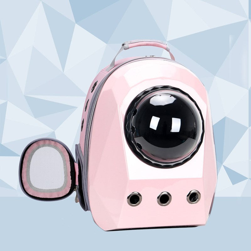 Travel safely with your pet using this Cat & Dog Breathable Travel Carrier Bag. Lightweight, portable, and designed with a spacious capsule-style cabin, it’s perfect for outdoor adventures and trips.