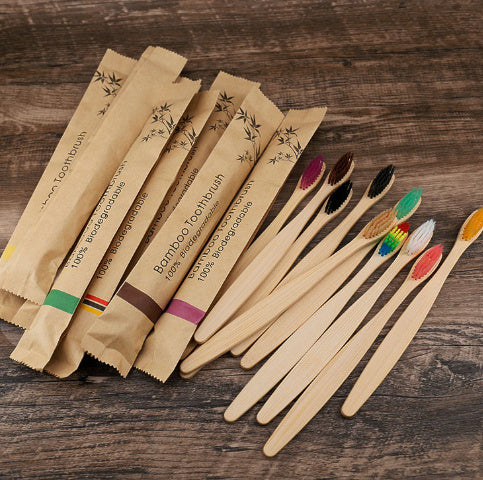 Upgrade your oral care with this 10-Piece Colorful Bamboo Toothbrush Set. Soft bristles, eco-friendly materials, and charcoal-infused tips make it perfect for gentle, effective cleaning.