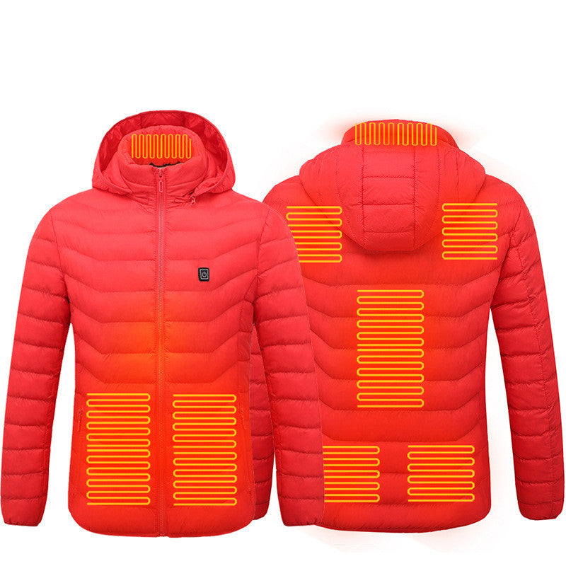 Stay warm in winter with this USB Heated Jacket. Comfortable, adjustable heating, and perfect for outdoor work, travel, or daily wear.