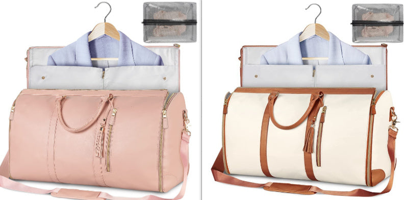 Travel in style with this Large Capacity Women’s Travel Duffle Bag. Foldable, waterproof, and perfect for clothes, trips, or weekend getaways.