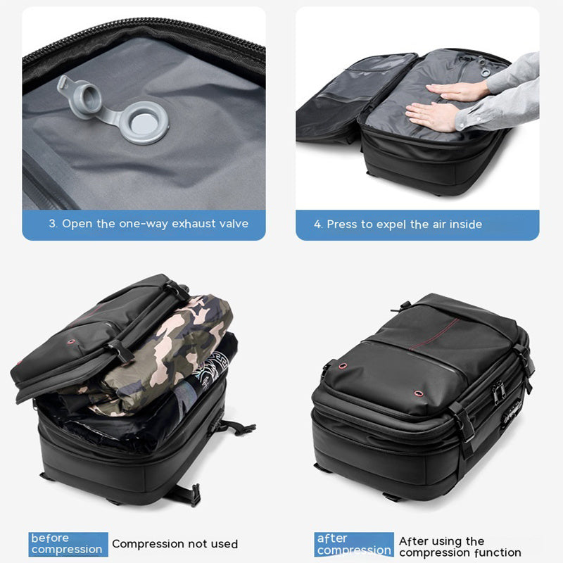 Carry work and travel essentials with ease using this Men’s Business Travel Backpack. Multifunctional, large-capacity, and equipped for laptops—perfect for business trips or daily commuting.