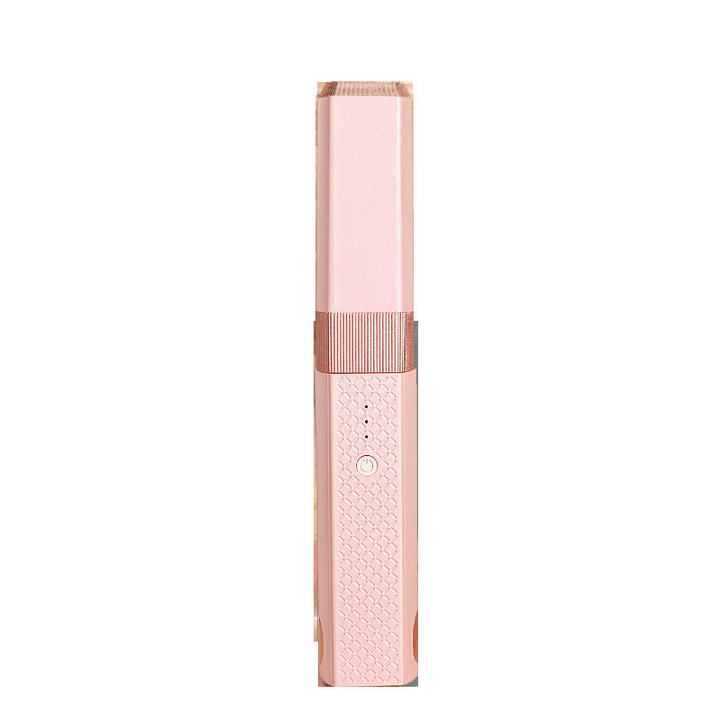 Style your hair anywhere with this Cordless USB Hair Straightener. Mini ceramic design, portable, and perfect for straightening or curling on the go.