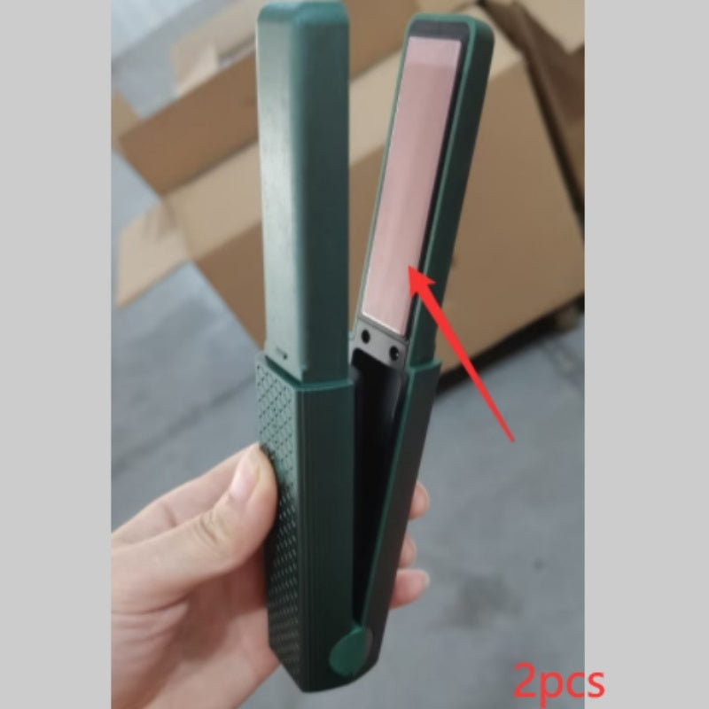 Style your hair anywhere with this Cordless USB Hair Straightener. Mini ceramic design, portable, and perfect for straightening or curling on the go.