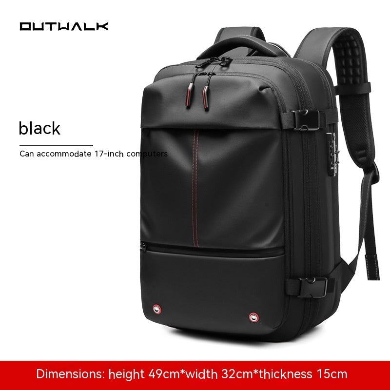 Carry work and travel essentials with ease using this Men’s Business Travel Backpack. Multifunctional, large-capacity, and equipped for laptops—perfect for business trips or daily commuting.