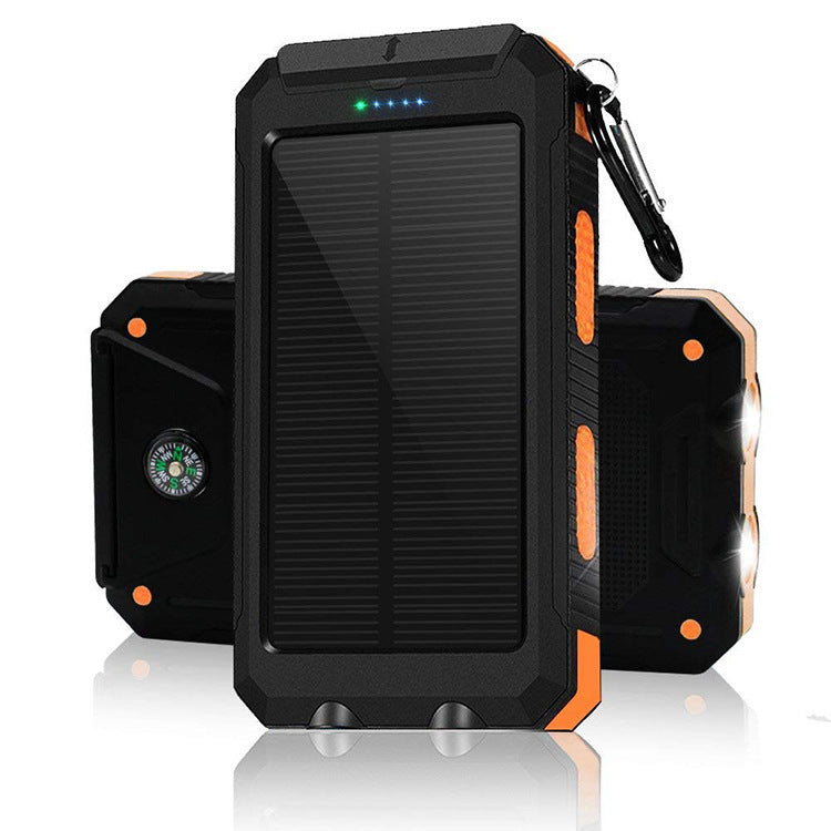 Stay powered anywhere with this Solar Power Bank with Compass. Portable, durable, and perfect for outdoor adventures, travel, or emergencies.