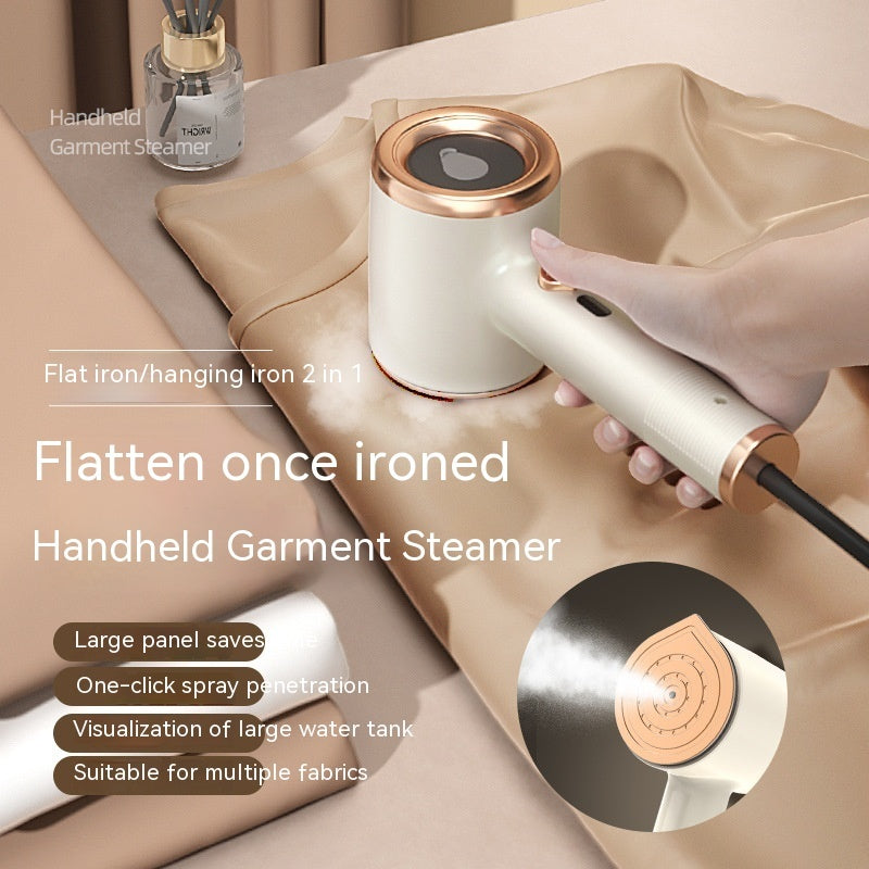 Keep your clothes wrinkle-free anywhere with this Mini Portable Handheld Garment Steamer. Compact, travel-friendly, and effective—perfect for home or on-the-go use.