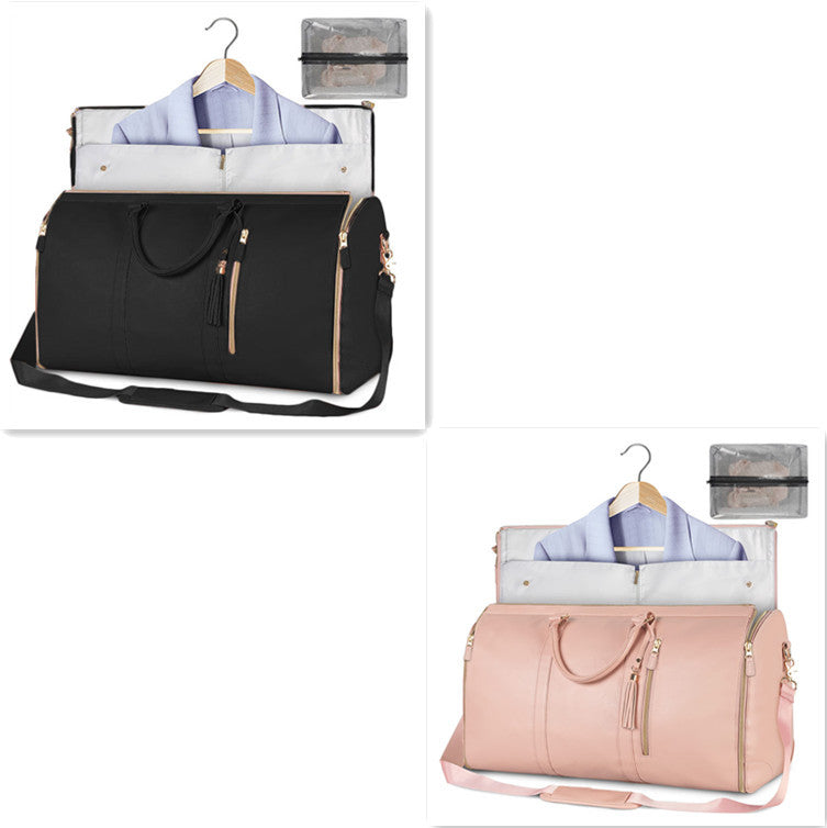 Travel in style with this Large Capacity Women’s Travel Duffle Bag. Foldable, waterproof, and perfect for clothes, trips, or weekend getaways.