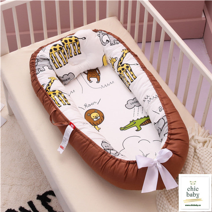 Ensure comfort and safety for your little one with this Baby Removable and Washable Portable Crib Travel Bed. Lightweight, soft, and easy to clean, it’s perfect for infants and toddlers on the go.