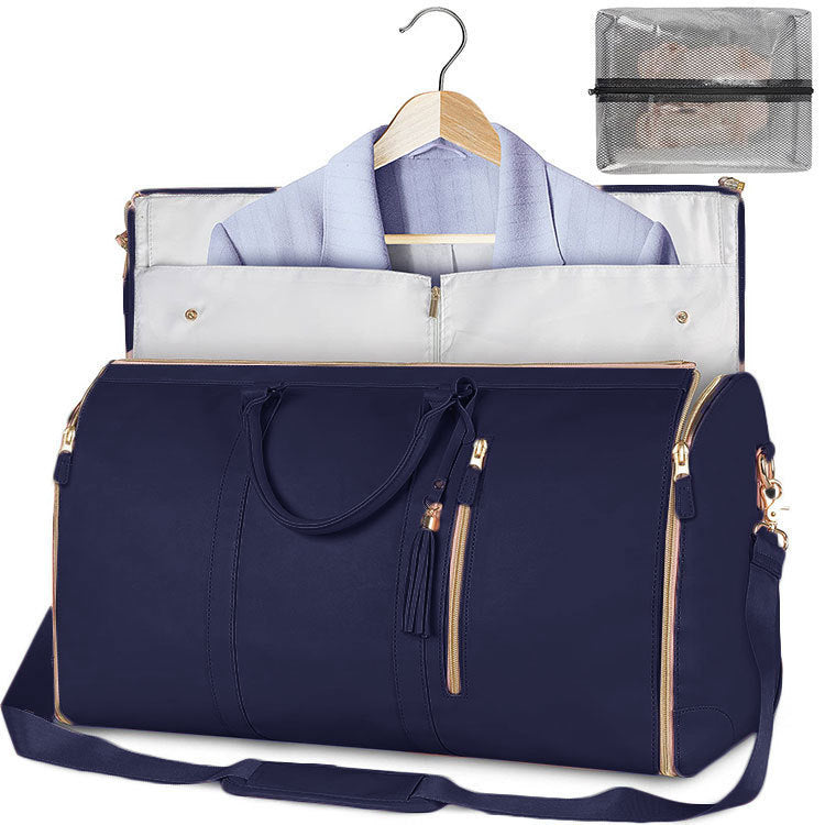 Travel in style with this Large Capacity Women’s Travel Duffle Bag. Foldable, waterproof, and perfect for clothes, trips, or weekend getaways.