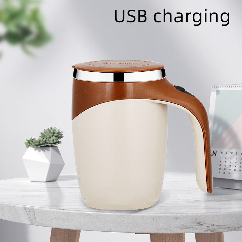 Mix drinks effortlessly with this Rechargeable Automatic Stirring Cup. Perfect for coffee, milkshakes, or tea—portable, electric, and convenient for home or office use.