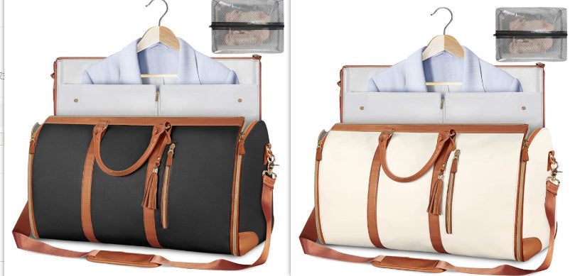 Travel in style with this Large Capacity Women’s Travel Duffle Bag. Foldable, waterproof, and perfect for clothes, trips, or weekend getaways.