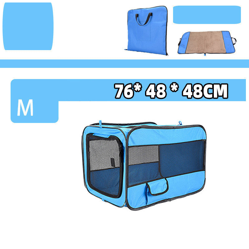 Travel safely with your pet using this Portable Foldable Pet Carrier Bag. Lightweight, durable, and secure with locking zippers—perfect for cats, small dogs, or other pets.