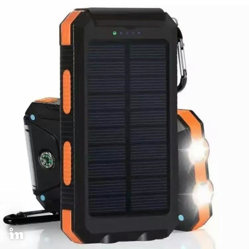 Stay powered anywhere with this Solar Power Bank with Compass. Portable, durable, and perfect for outdoor adventures, travel, or emergencies.