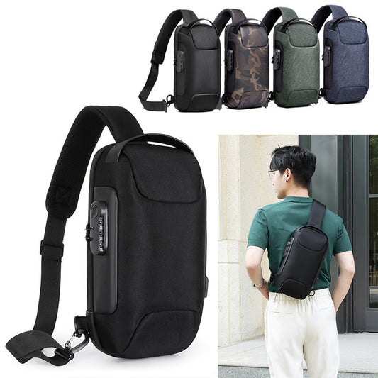 Carry essentials safely with this Waterproof Men’s Sling Bag. Stylish, durable, and perfect for daily use, travel, or outdoor activities.