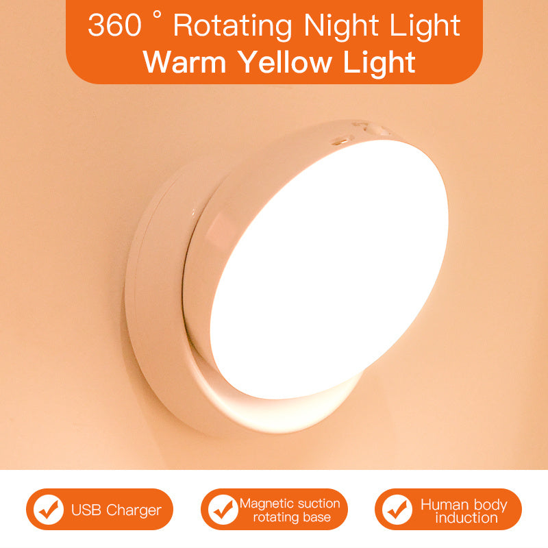 Illuminate your space automatically with this Rotating Human Body Sensor Light. Motion-activated, energy-efficient, and versatile—perfect for corridors, garages, wardrobes, or night-time use.