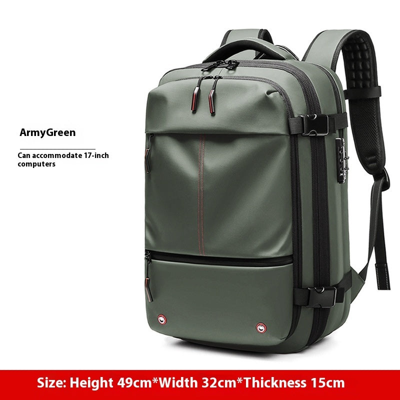Carry work and travel essentials with ease using this Men’s Business Travel Backpack. Multifunctional, large-capacity, and equipped for laptops—perfect for business trips or daily commuting.