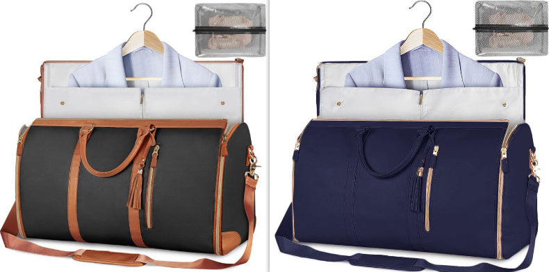 Travel in style with this Large Capacity Women’s Travel Duffle Bag. Foldable, waterproof, and perfect for clothes, trips, or weekend getaways.