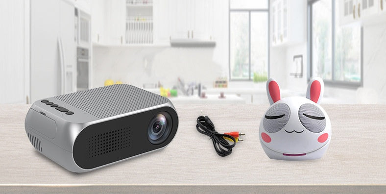 Enjoy movies anywhere with this HD 1080P Mini Pico Projector. Compact, portable, and high-definition—perfect for home entertainment or on-the-go presentations.