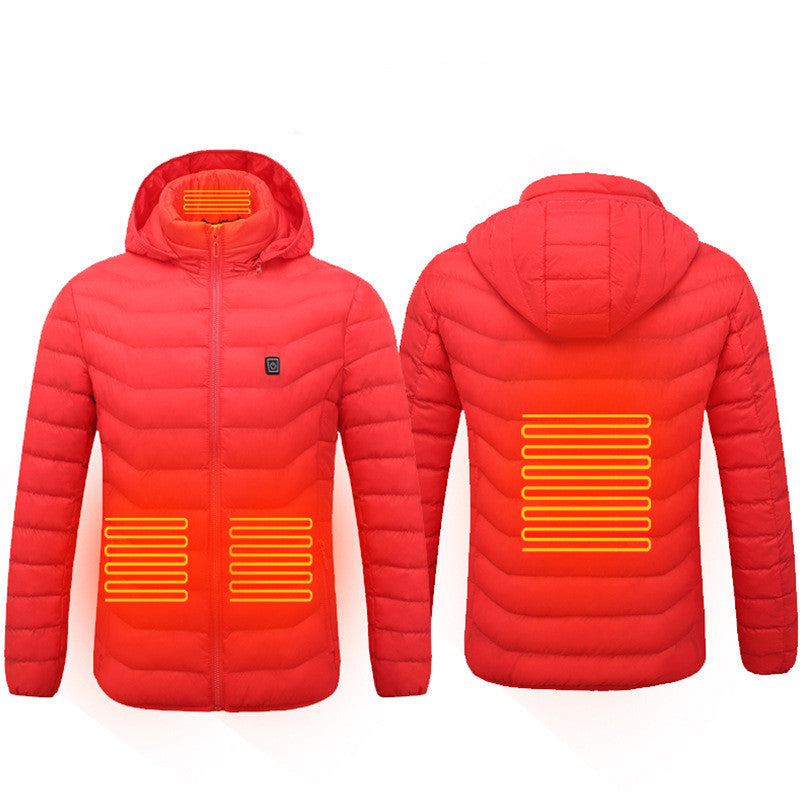 Stay warm in winter with this USB Heated Jacket. Comfortable, adjustable heating, and perfect for outdoor work, travel, or daily wear.