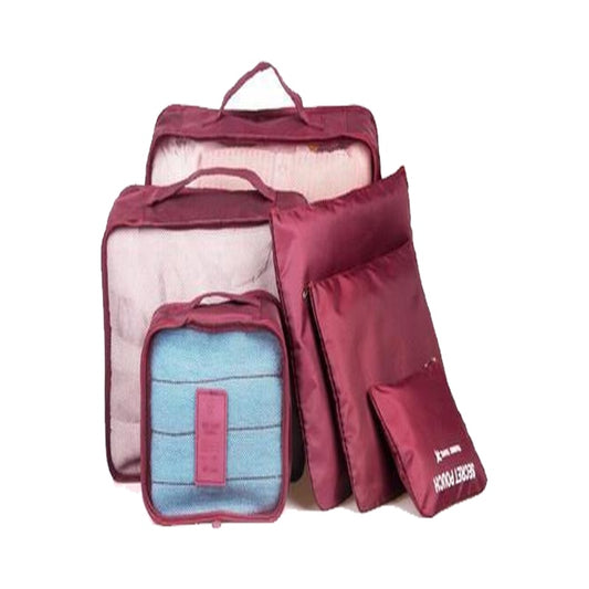 Stay organized on every trip with these Portable Travel Luggage Packing Cubes. Lightweight, durable, and space-saving—perfect for keeping clothes and essentials neatly arranged in your suitcase.