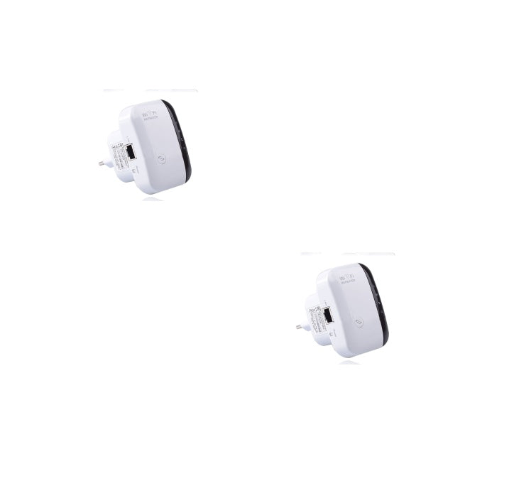 Boost your internet coverage with this Wireless WiFi Repeater and Range Extender. Easy to set up, compact, and reliable—perfect for home or office use.