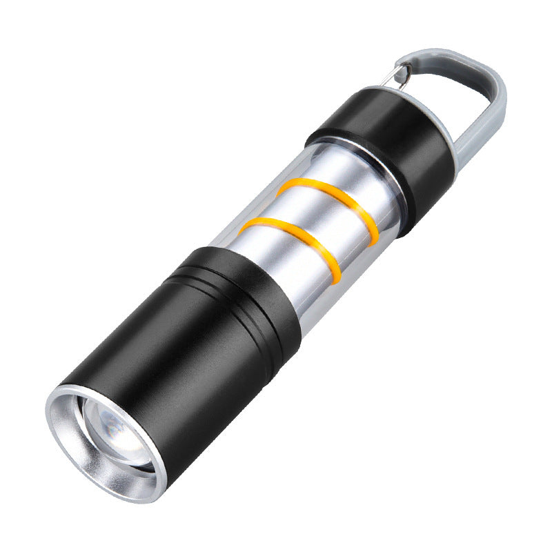 Illuminate your adventures with this Portable Outdoor Aluminum Alloy Camping Lantern. Durable, lightweight, and easy to carry—perfect for camping, hiking, and outdoor activities.