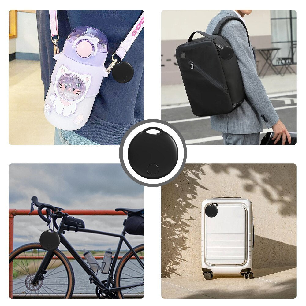 Keep track of your valuables with this Bluetooth GPS Tracker Replacement for AirTag. Portable, precise, and perfect for bags, wallets, keys, or bikes.