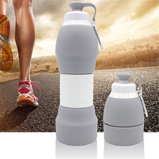 Stay hydrated anywhere with this Silicone Folding Water Bottle. Lightweight, leak-proof, and portable—perfect for travel, gym, hiking, or daily use.