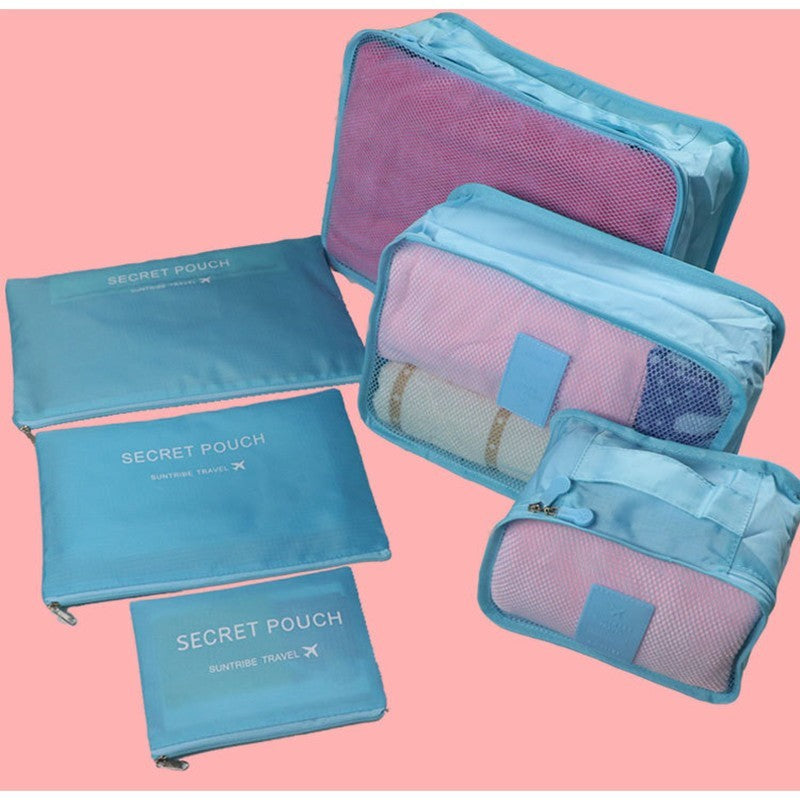 Stay organized on every trip with these Portable Travel Luggage Packing Cubes. Lightweight, durable, and space-saving—perfect for keeping clothes and essentials neatly arranged in your suitcase.