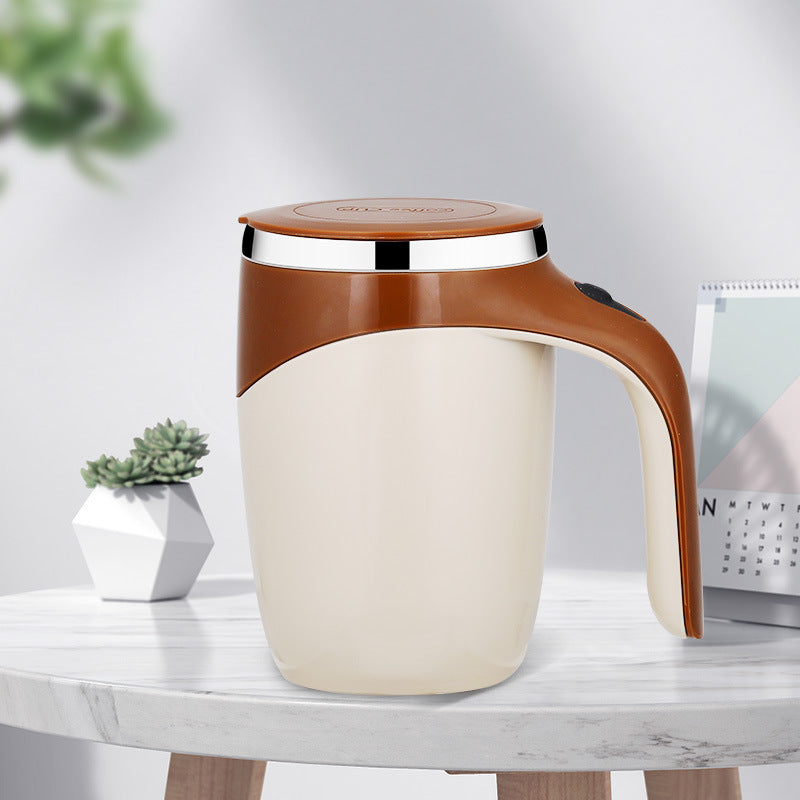 Mix drinks effortlessly with this Rechargeable Automatic Stirring Cup. Perfect for coffee, milkshakes, or tea—portable, electric, and convenient for home or office use.