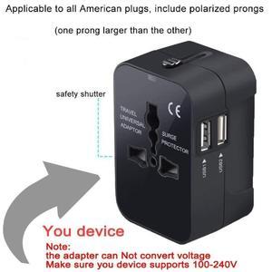 Charge all your devices anywhere with this Multi-Function Travel Adapter Charger. Compact, versatile, and ideal for overseas travel.