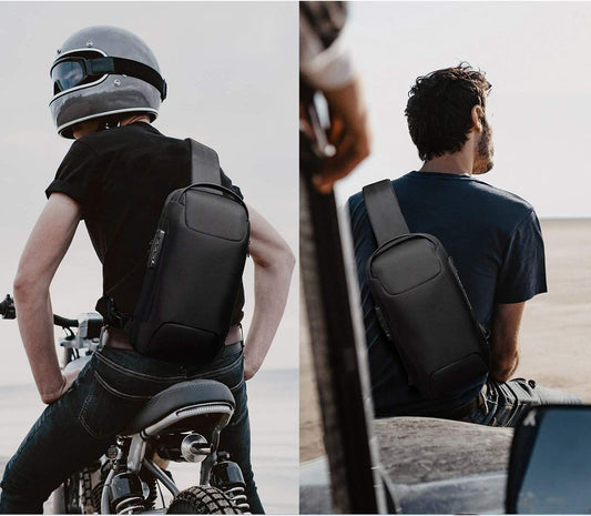 Carry essentials safely with this Waterproof Men’s Sling Bag. Stylish, durable, and perfect for daily use, travel, or outdoor activities.