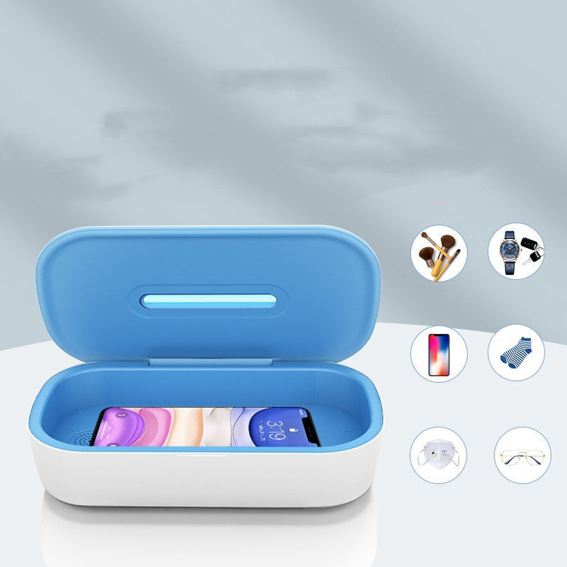Keep your devices and accessories germ-free with this UVC Mobile Phone Sterilization Box. Effective, portable, and safe—perfect for phones, headsets, masks, and small items.