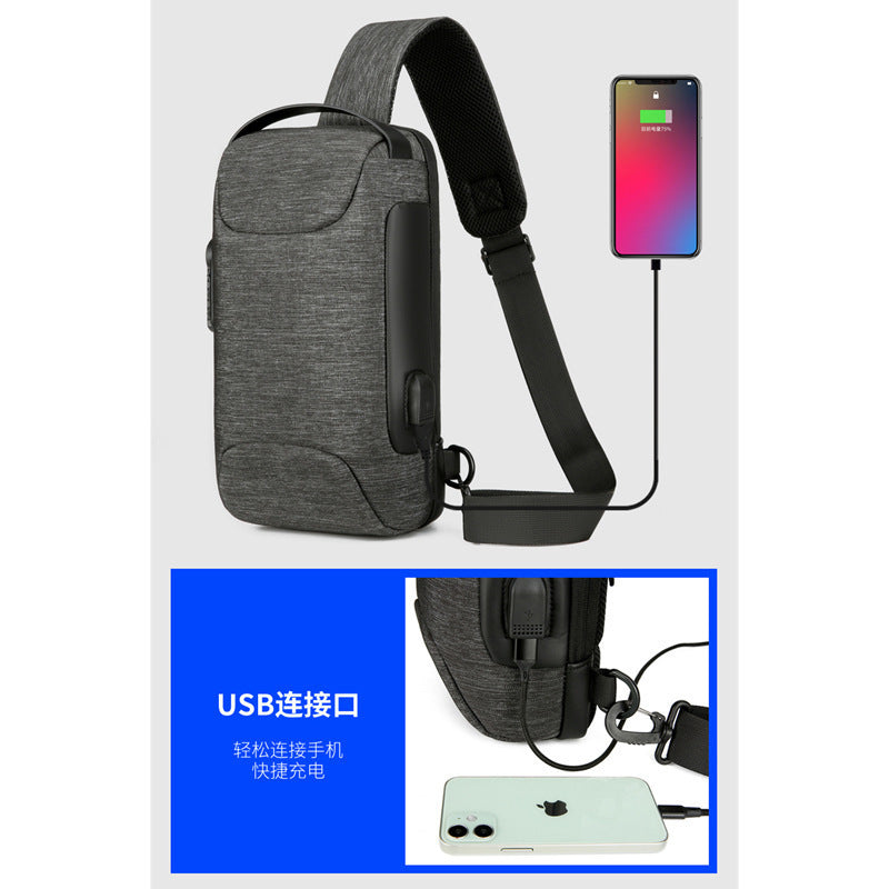 Carry essentials safely with this Waterproof Men’s Sling Bag. Stylish, durable, and perfect for daily use, travel, or outdoor activities.