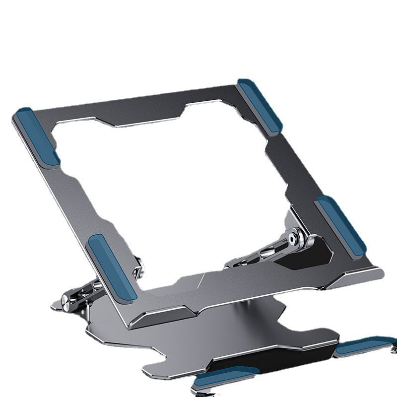 Work comfortably anywhere with this Adjustable Aluminum Alloy Laptop Stand. Portable, durable, and compatible with most laptops—perfect for home, office, or travel.