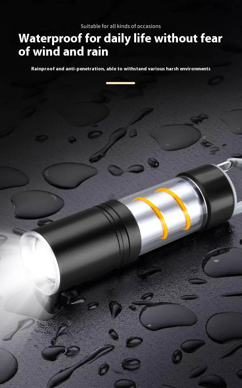 Illuminate your adventures with this Portable Outdoor Aluminum Alloy Camping Lantern. Durable, lightweight, and easy to carry—perfect for camping, hiking, and outdoor activities.