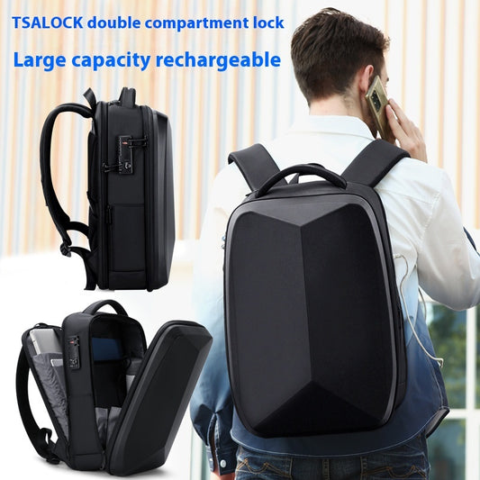 Secure your belongings in style with this Men’s Business Casual Anti-Theft Backpack. Password lock, durable, and perfect for business trips, travel, or school.