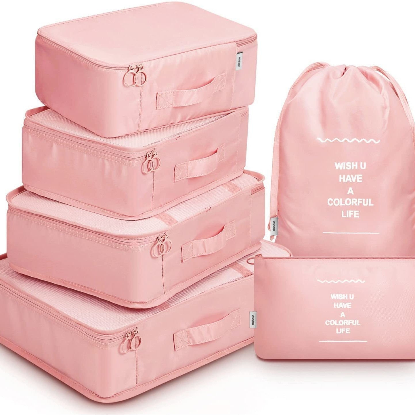 Keep your suitcase organized with this 8-Piece Luggage Divider Packing Cube Set. Perfect for clothes, underwear, and shoes—lightweight, durable, and travel-friendly.