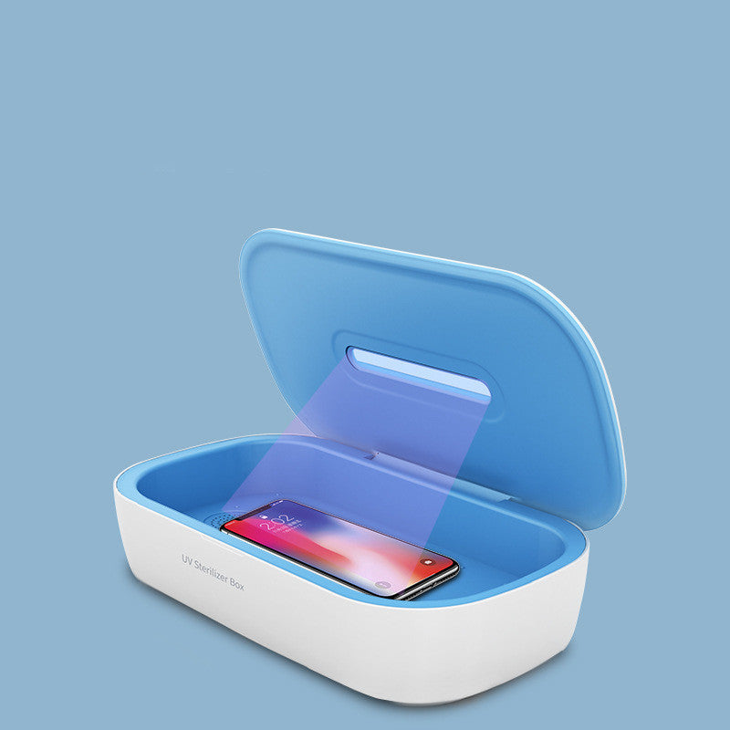 Keep your devices and accessories germ-free with this UVC Mobile Phone Sterilization Box. Effective, portable, and safe—perfect for phones, headsets, masks, and small items.