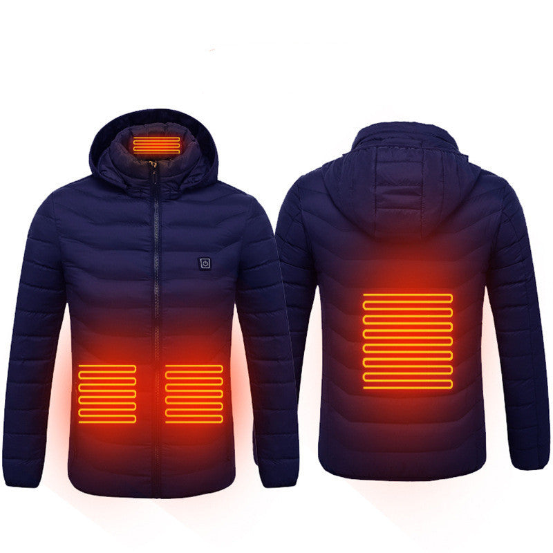 Stay warm in winter with this USB Heated Jacket. Comfortable, adjustable heating, and perfect for outdoor work, travel, or daily wear.