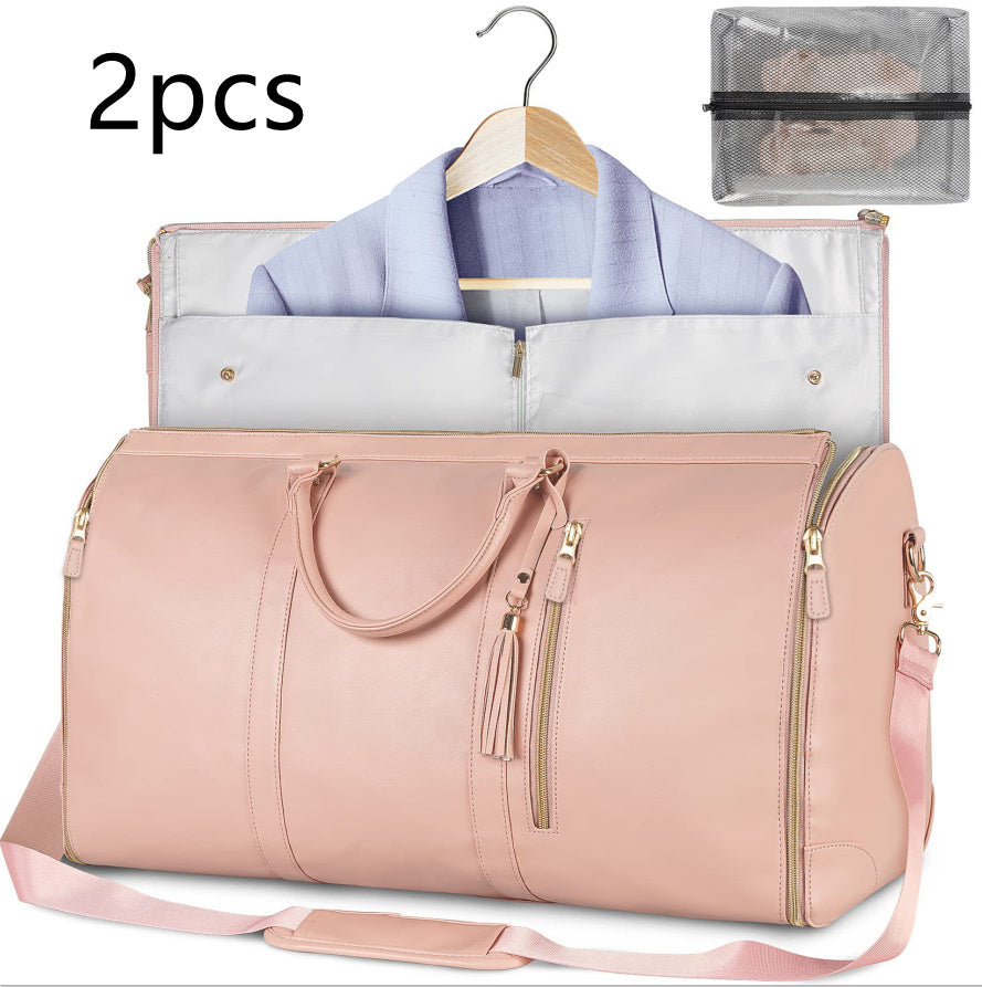 Travel in style with this Large Capacity Women’s Travel Duffle Bag. Foldable, waterproof, and perfect for clothes, trips, or weekend getaways.