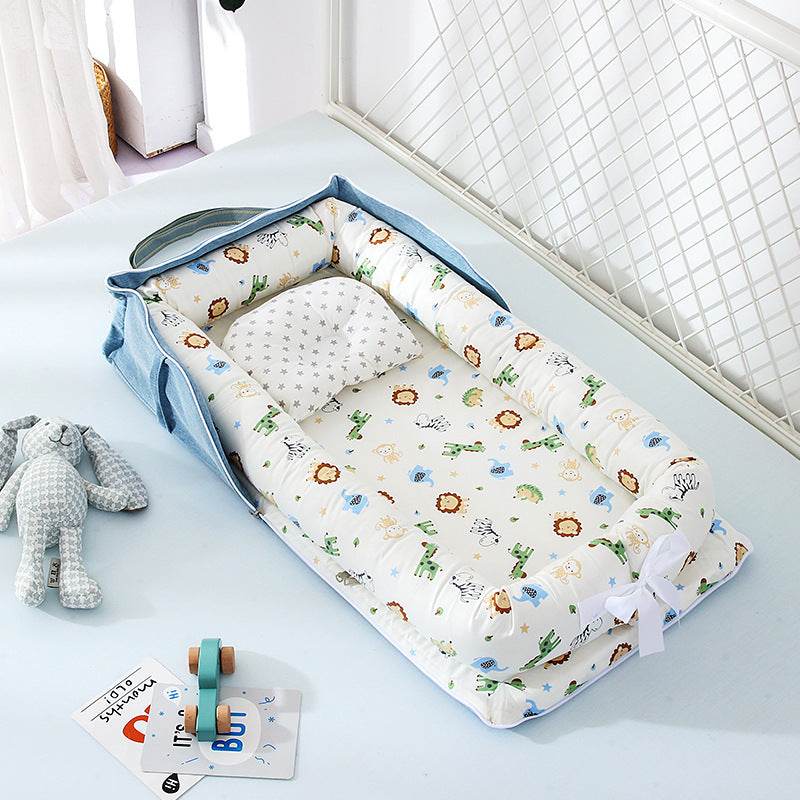 Ensure comfort and safety for your little one with this Baby Removable and Washable Portable Crib Travel Bed. Lightweight, soft, and easy to clean, it’s perfect for infants and toddlers on the go.