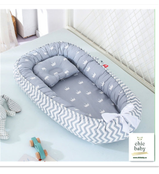 Ensure comfort and safety for your little one with this Baby Removable and Washable Portable Crib Travel Bed. Lightweight, soft, and easy to clean, it’s perfect for infants and toddlers on the go.