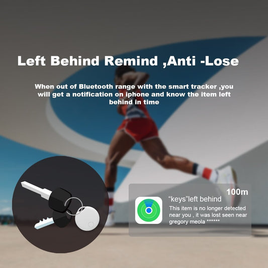 Keep track of your valuables with this Bluetooth GPS Tracker Replacement for AirTag. Portable, precise, and perfect for bags, wallets, keys, or bikes.